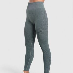 Seamless High-Waisted Leggings - Gray